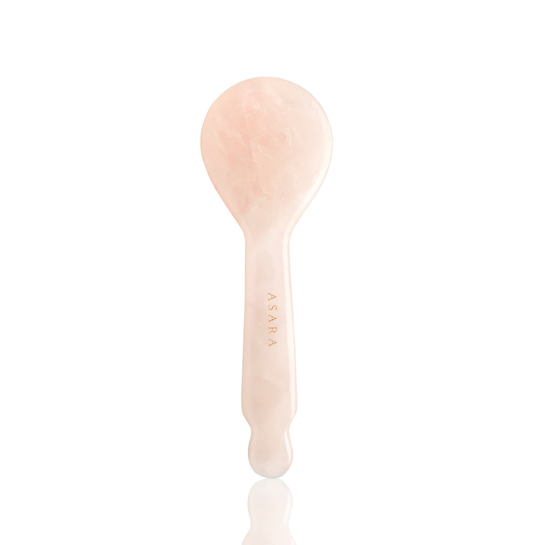 Rose Quartz Acupressure Spoon